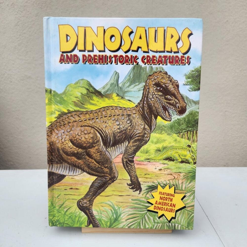 Vintage Dinosaurs And Prehistoric Creatures Education Learning Hardcover Book 97